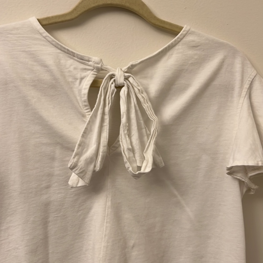 Nordstrom BP Ruffle Sleeve Boxy Tee - Picture 3 of 4